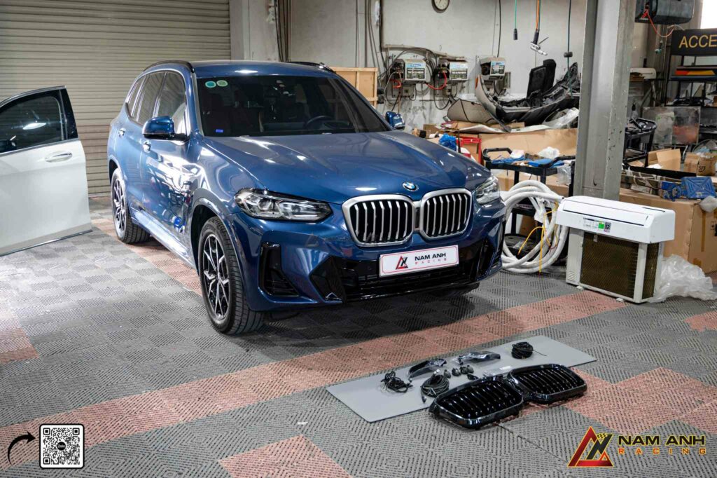 Dịch vụ lắp đặt BMW tại Nam Anh Racing chuẩn kỹ thuật, giữ nguyên hệ thống điện nguyên bản.